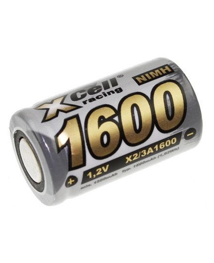 Akumulátor - baterie 2/3 A, 1.2V/1600mAh, NiMh, HD | XCE-2/3A1600