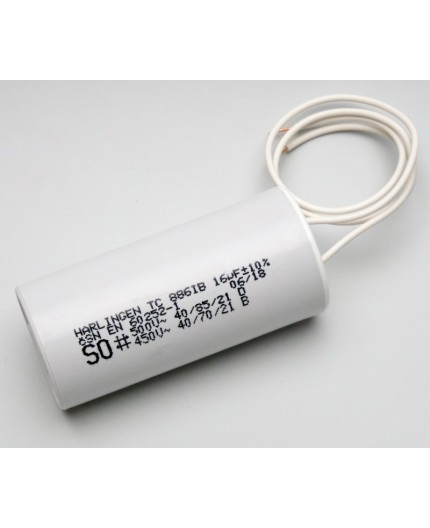Rozběhový motorový kondenzátor 16uF - 450V
