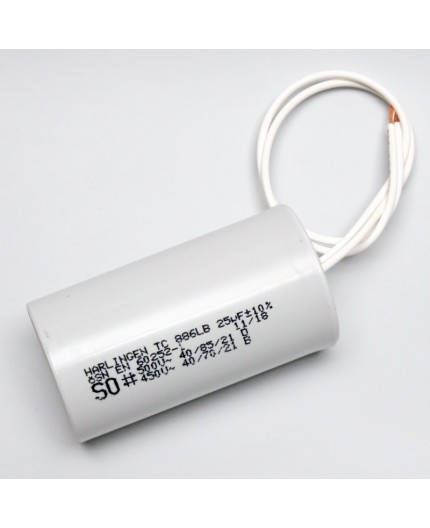 Rozběhový motorový kondenzátor 25uF - 450V
