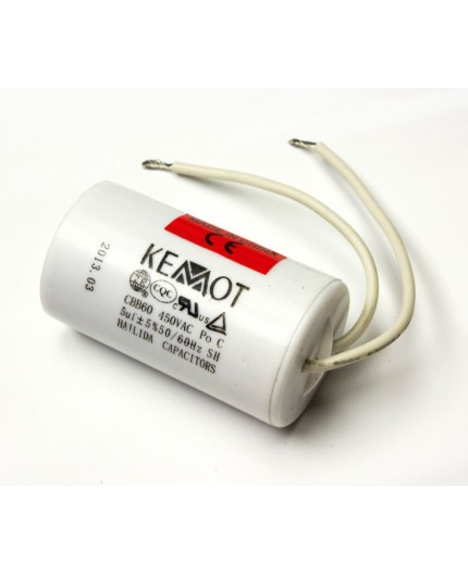 Rozběhový motorový kondenzátor 5uF - 450V