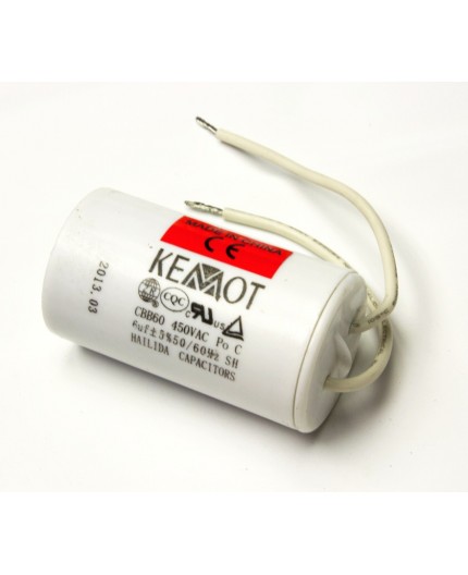 Rozběhový motorový kondenzátor 6uF - 450V