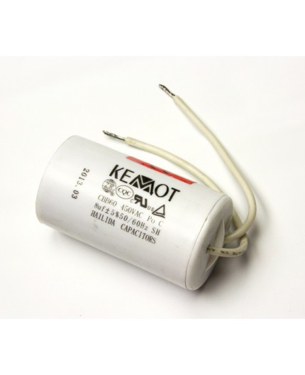 Rozběhový motorový kondenzátor 8uF - 450V