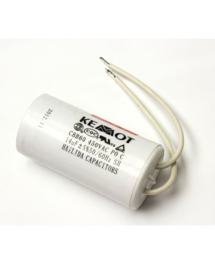 Rozběhový motorový kondenzátor 14uF - 450V