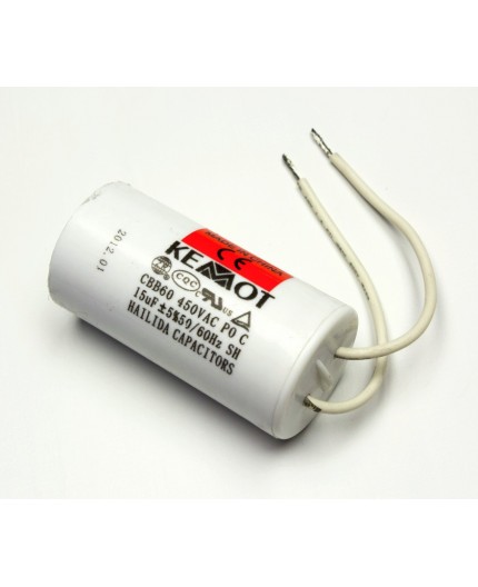 Rozběhový motorový kondenzátor 15uF - 450V